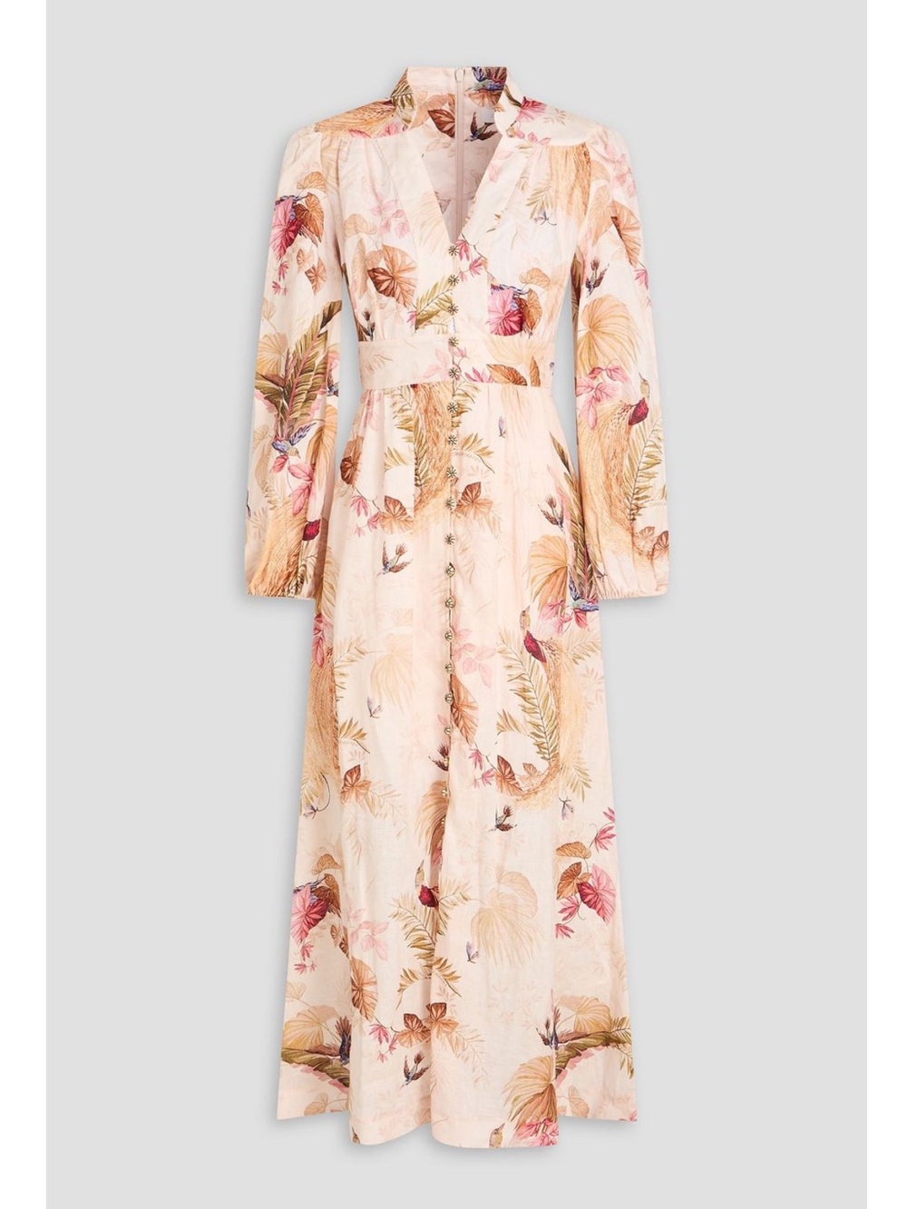 Zimmermann Ascension Plunge Midi-Dress - NWT AU0/US4